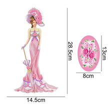 Load image into Gallery viewer, DIY Crystal Diamond Ornament Single Sided Elegant Lady Home Decor (HJBJP03)