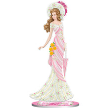 Load image into Gallery viewer, DIY Crystal Diamond Ornament Single Sided Elegant Lady Home Decor (HJBJP04)