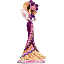 Load image into Gallery viewer, DIY Crystal Diamond Ornament Single Sided Elegant Lady Home Decor (HJBJP05)