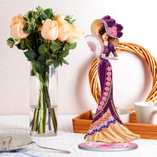Load image into Gallery viewer, DIY Crystal Diamond Ornament Single Sided Elegant Lady Home Decor (HJBJP05)