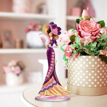 Load image into Gallery viewer, DIY Crystal Diamond Ornament Single Sided Elegant Lady Home Decor (HJBJP05)