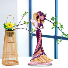 Load image into Gallery viewer, DIY Crystal Diamond Ornament Single Sided Elegant Lady Home Decor (HJBJP05)