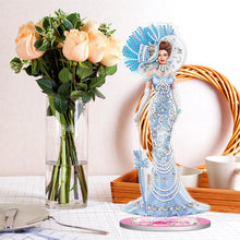 Load image into Gallery viewer, DIY Crystal Diamond Ornament Single Sided Elegant Lady Home Decor (HJBJP06)