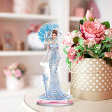 Load image into Gallery viewer, DIY Crystal Diamond Ornament Single Sided Elegant Lady Home Decor (HJBJP06)