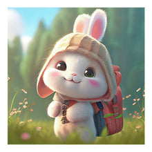 Load image into Gallery viewer, Diamond Painting - Full Round - cute bunny (30*30CM)
