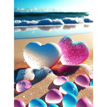 Load image into Gallery viewer, Diamond Painting - Full Round - beach rainbow stone (30*40CM)