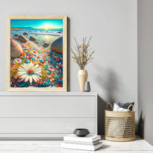 Load image into Gallery viewer, Diamond Painting - Full Round - beach rainbow stone (30*40CM)