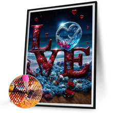 Load image into Gallery viewer, Diamond Painting - Full Round - beach love rose (30*40CM)