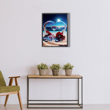 Load image into Gallery viewer, Diamond Painting - Full Round - beach love rose (30*40CM)