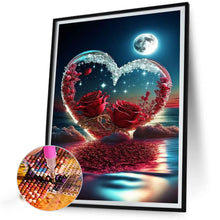 Load image into Gallery viewer, Diamond Painting - Full Round - beach love rose (30*40CM)
