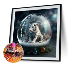 Load image into Gallery viewer, Diamond Painting - Full Round - 12 Zodiac Crystal Ball Tiger (30*30CM)