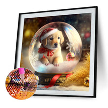 Load image into Gallery viewer, Diamond Painting - Full Round - 12 Zodiac Dogs in Crystal Ball (30*30CM)