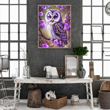 Load image into Gallery viewer, Diamond Painting - Full Round - owl (30*40CM)