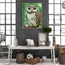Load image into Gallery viewer, Diamond Painting - Full Round - owl (30*40CM)
