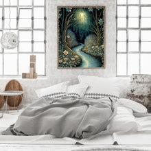 Load image into Gallery viewer, Diamond Painting - Full Round - Stone Road Landscape Series under the Moon (30*40CM)