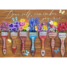 Load image into Gallery viewer, Diamond Painting - Full Round - brush flowers (40*30CM)