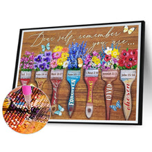 Load image into Gallery viewer, Diamond Painting - Full Round - brush flowers (40*30CM)