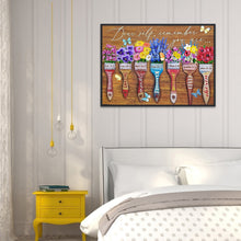 Load image into Gallery viewer, Diamond Painting - Full Round - brush flowers (40*30CM)