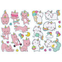 Load image into Gallery viewer, 2pcs Crystal Diamond Sticker Cute DIY for Kids Adult Gift Rewards (BT170)