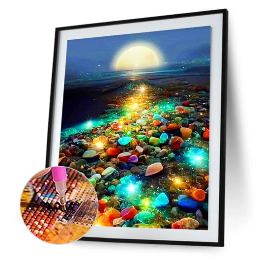 Diamond Painting - Full Round - rainbow beach (30*40CM)