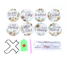 Load image into Gallery viewer, 8/10pcs Cork Coasters Stackable DIY Creative for Table Home Decor (AA1151)