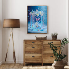 Load image into Gallery viewer, Diamond Painting - Partial Special Shaped - Butterfly small fresh pendant (30*40CM)