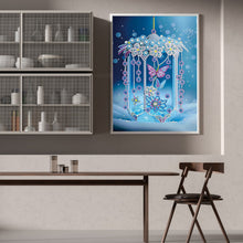 Load image into Gallery viewer, Diamond Painting - Partial Special Shaped - Butterfly small fresh pendant (30*40CM)