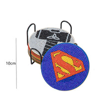 Load image into Gallery viewer, 6/8pcs Anti Slip Coasters with Holder DIY for Tabletop Protection (BD017)
