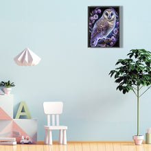Load image into Gallery viewer, Diamond Painting - Full Round - Luminous Owl (30*40CM)