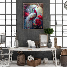 Load image into Gallery viewer, Diamond Painting - Full Square - gorgeous peacock (30*40CM)