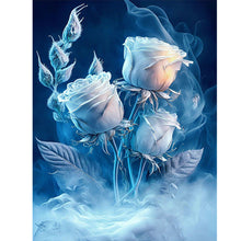 Load image into Gallery viewer, Diamond Painting - Full Round - smoke rose (30*40CM)