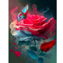 Load image into Gallery viewer, Diamond Painting - Full Round - smoke rose (30*40CM)