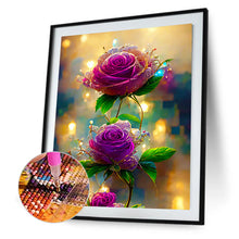 Load image into Gallery viewer, Diamond Painting - Full Round - smoke rose (30*40CM)
