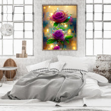 Load image into Gallery viewer, Diamond Painting - Full Round - smoke rose (30*40CM)
