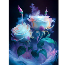 Load image into Gallery viewer, Diamond Painting - Full Round - smoke rose (30*40CM)