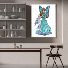 Load image into Gallery viewer, Diamond Painting - Partial Special Shaped - Elegant lady (30*40CM)