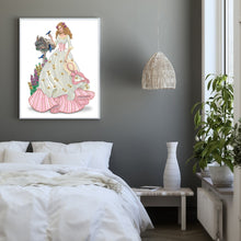 Load image into Gallery viewer, Diamond Painting - Partial Special Shaped - Elegant lady (30*40CM)