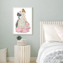 Load image into Gallery viewer, Diamond Painting - Partial Special Shaped - Elegant lady (30*40CM)
