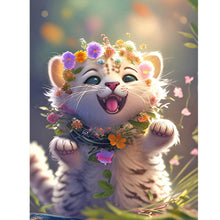 Load image into Gallery viewer, Diamond Painting - Full Round - Chinese zodiac tiger (30*40CM)