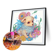 Load image into Gallery viewer, Diamond Painting - Partial Special Shaped - comic version zodiac dog (30*30CM)