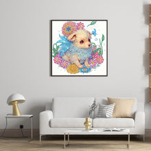Load image into Gallery viewer, Diamond Painting - Partial Special Shaped - comic version zodiac dog (30*30CM)