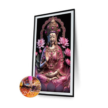 Load image into Gallery viewer, Diamond Painting - Full Round - buddhist lotus avalokitesvara (40*60CM)