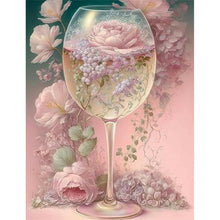 Load image into Gallery viewer, Diamond Painting - Full Round - flower crystal cup (30*40CM)