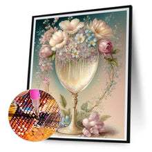 Load image into Gallery viewer, Diamond Painting - Full Round - flower crystal cup (30*40CM)