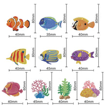 Load image into Gallery viewer, 10pcs DIY Crystal Diamond Pendant Paint by Number Single-sided for Gift (GS216)