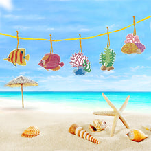 Load image into Gallery viewer, 10pcs DIY Crystal Diamond Pendant Paint by Number Single-sided for Gift (GS216)