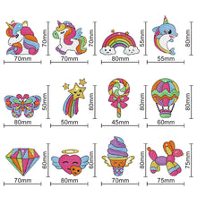 Load image into Gallery viewer, 12pcs DIY Crystal Diamond Pendant Paint by Number Single-sided for Gift (GS217)