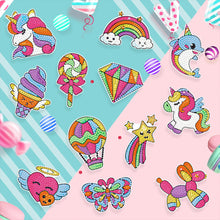 Load image into Gallery viewer, 12pcs DIY Crystal Diamond Pendant Paint by Number Single-sided for Gift (GS217)