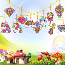 Load image into Gallery viewer, 12pcs DIY Crystal Diamond Pendant Paint by Number Single-sided for Gift (GS217)