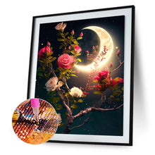 Load image into Gallery viewer, Diamond Painting - Full Round - bright moon flowers (30*40CM)